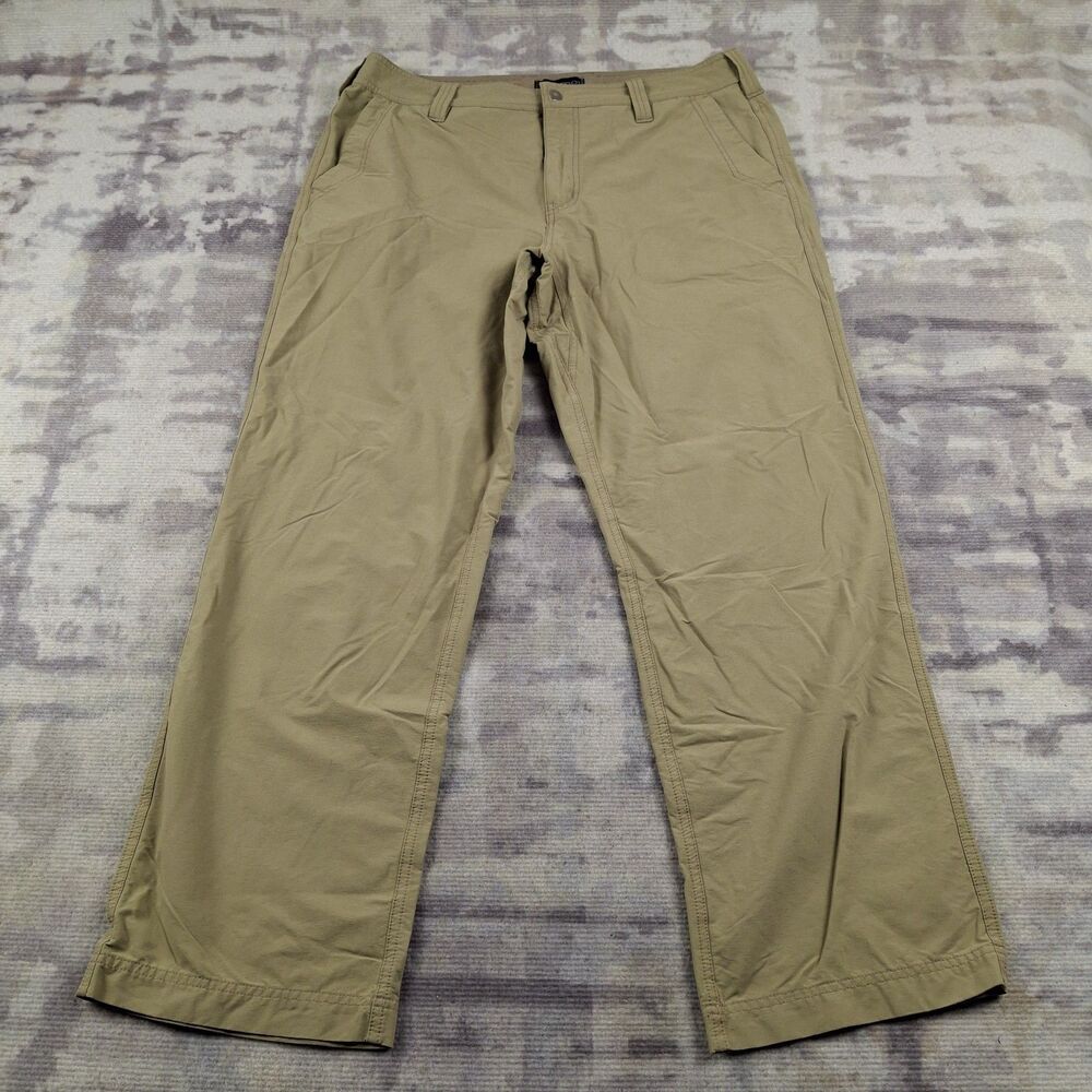 Marmot Hiking Pants Mens 34 Short Khaki Tan Nylon Outdoor Trekking Cargo